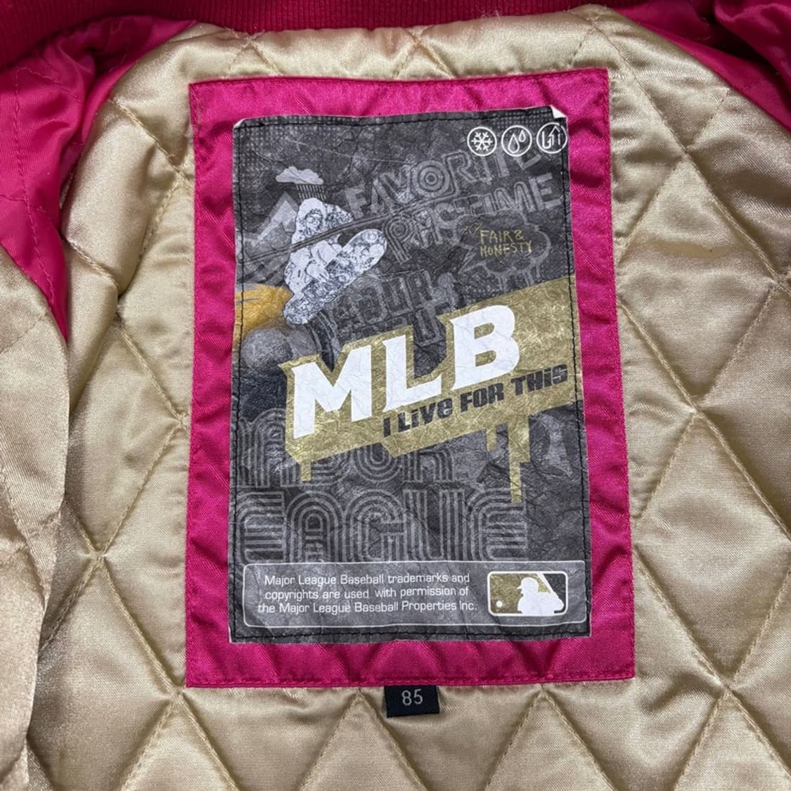 mlb 뉴욕양키즈 y2k 퍼후드 자켓 v3246 상품이미지9