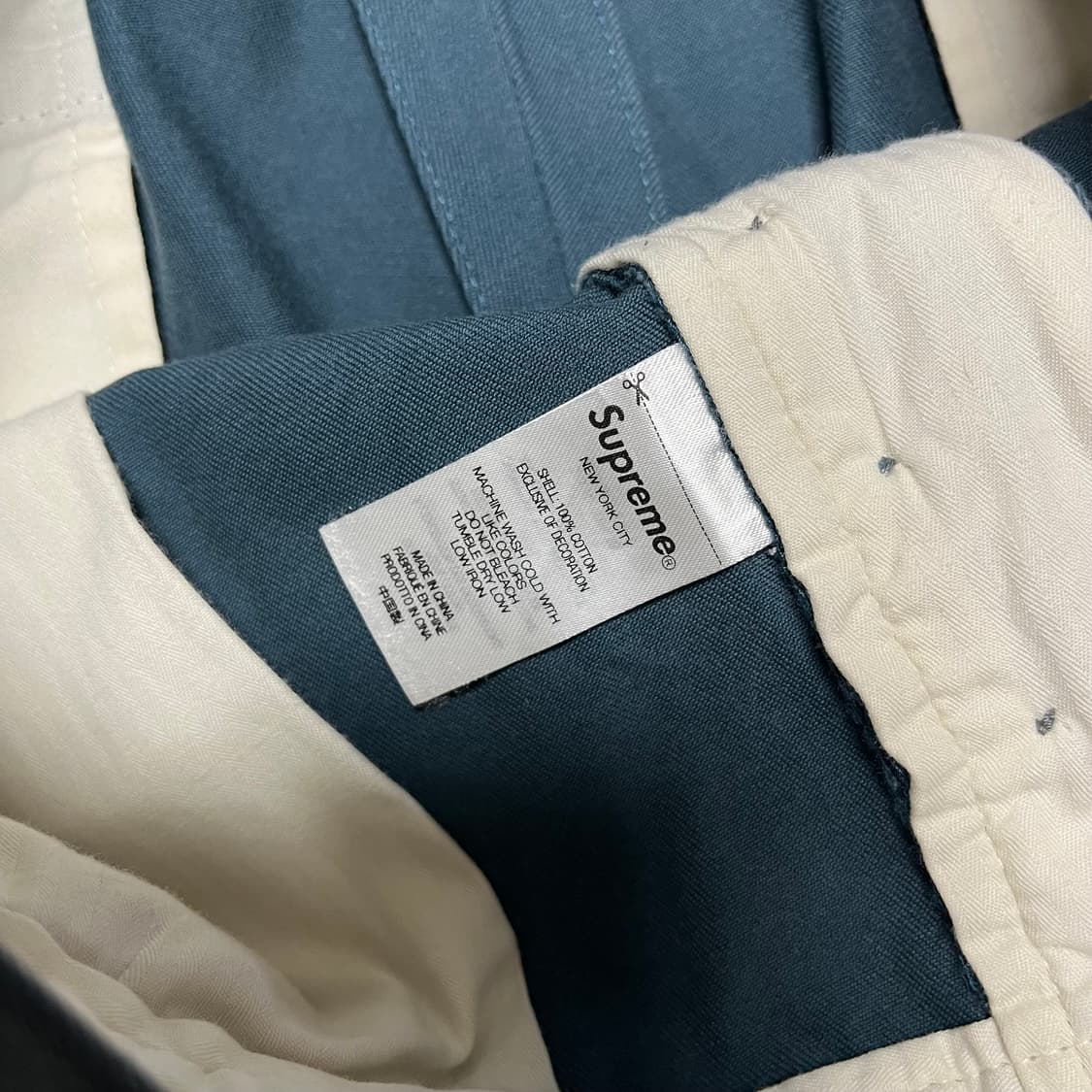 슈프림 핀업걸 치노 팬츠 슬레이트 상품이미지5