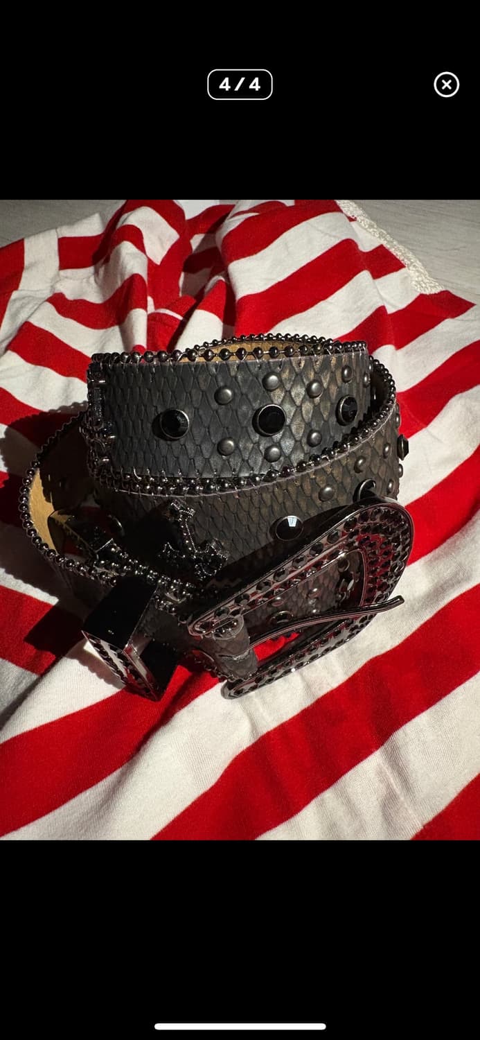 Black Python Belt 상품이미지4