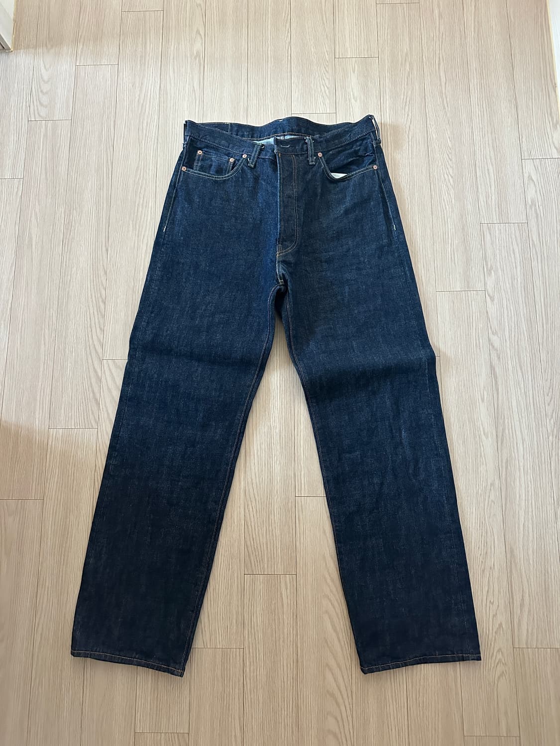 아웃스탠딩 40S SELVEDGE STRAIGHT PANTS_INDIGO 상품이미지2