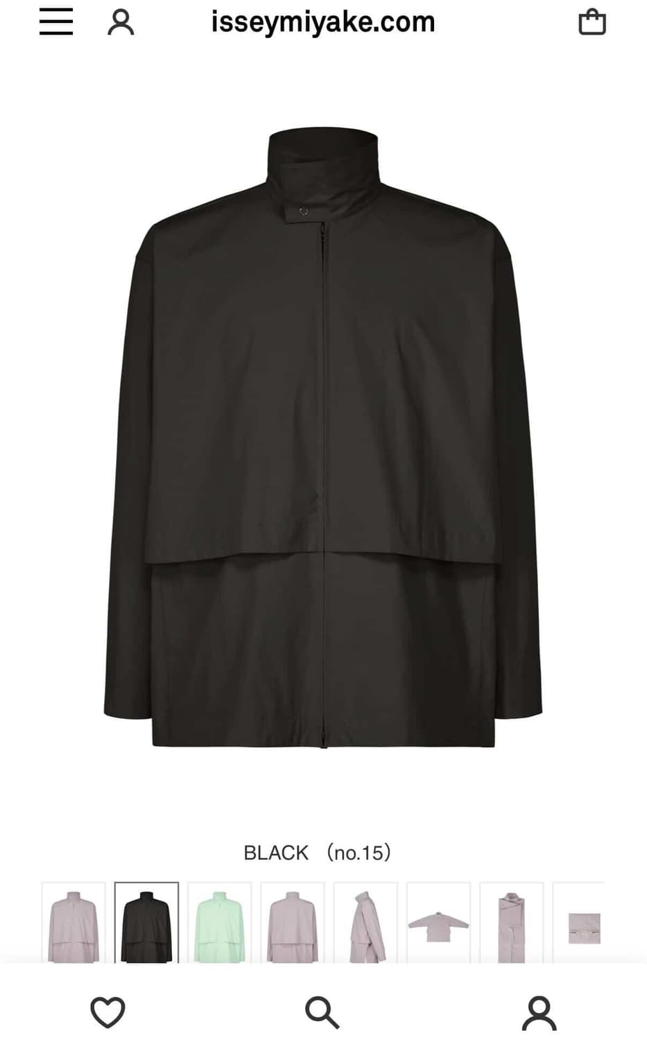 옴므플리세 25ss packabal shirt 자켓 3size 상품이미지4