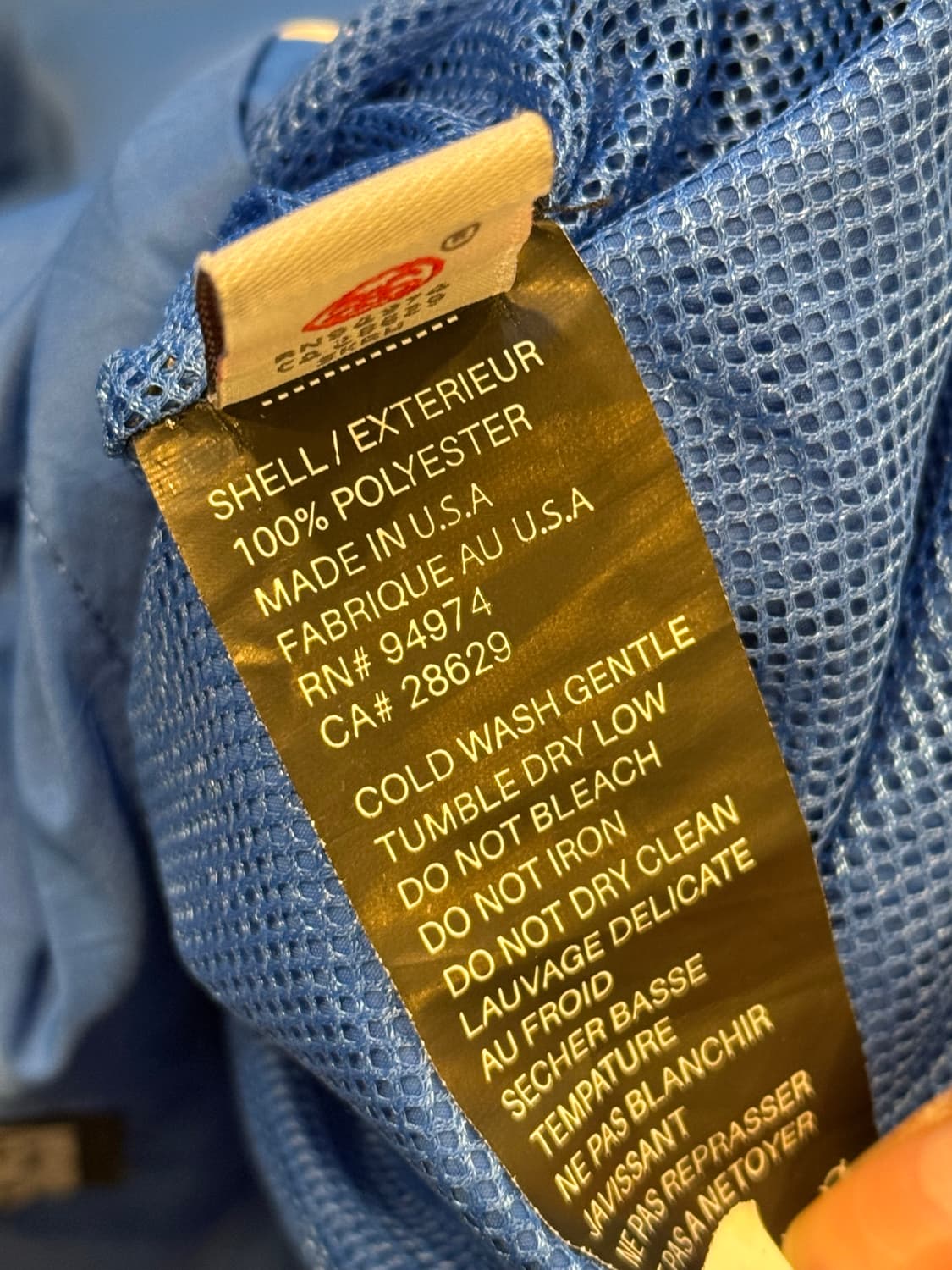 스투시 기어 블루 바람막이 상품이미지3