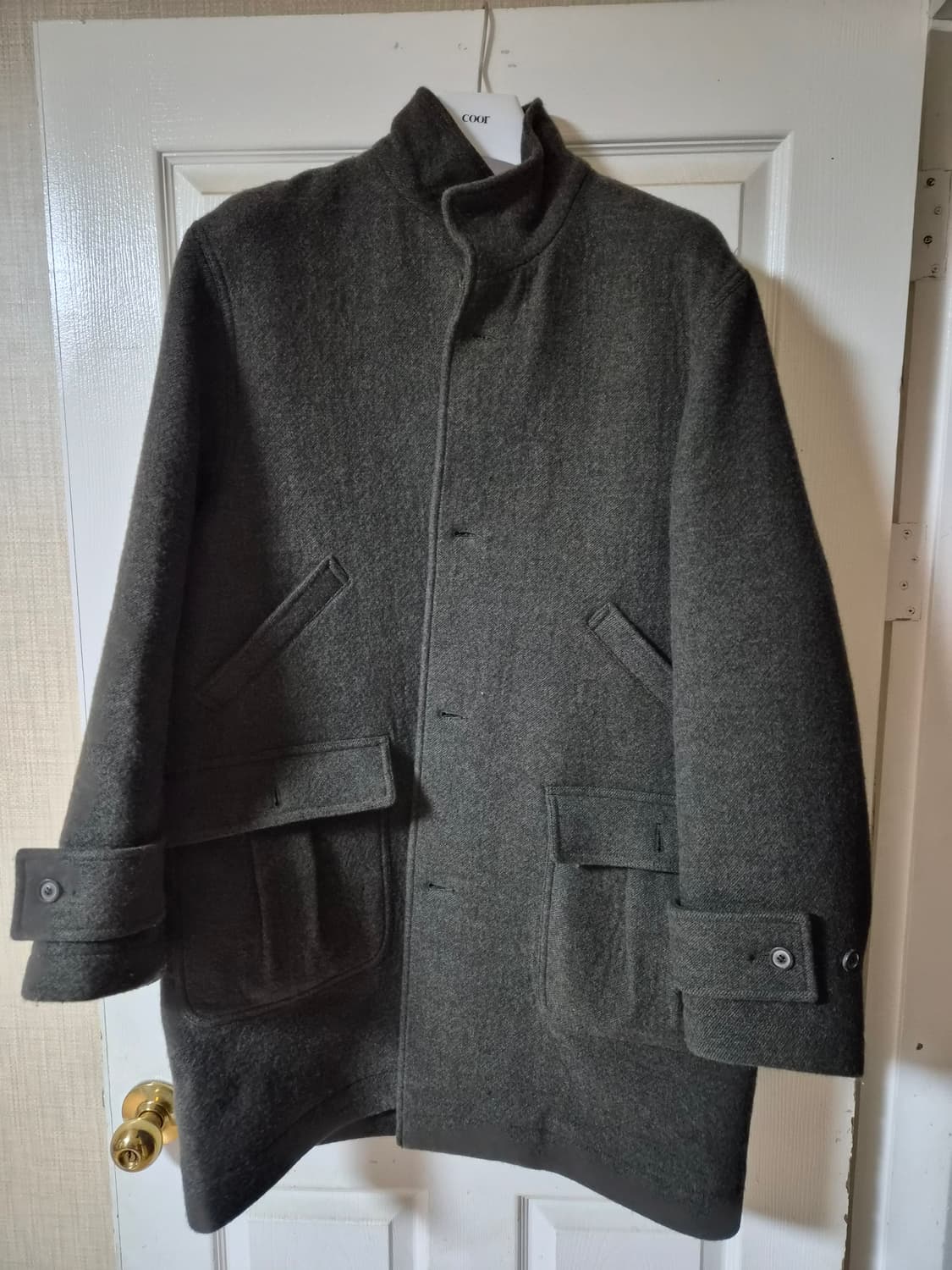 쿠어 캐시미어 블렌드 스탠드 카라 코트 M사이즈 상품이미지2