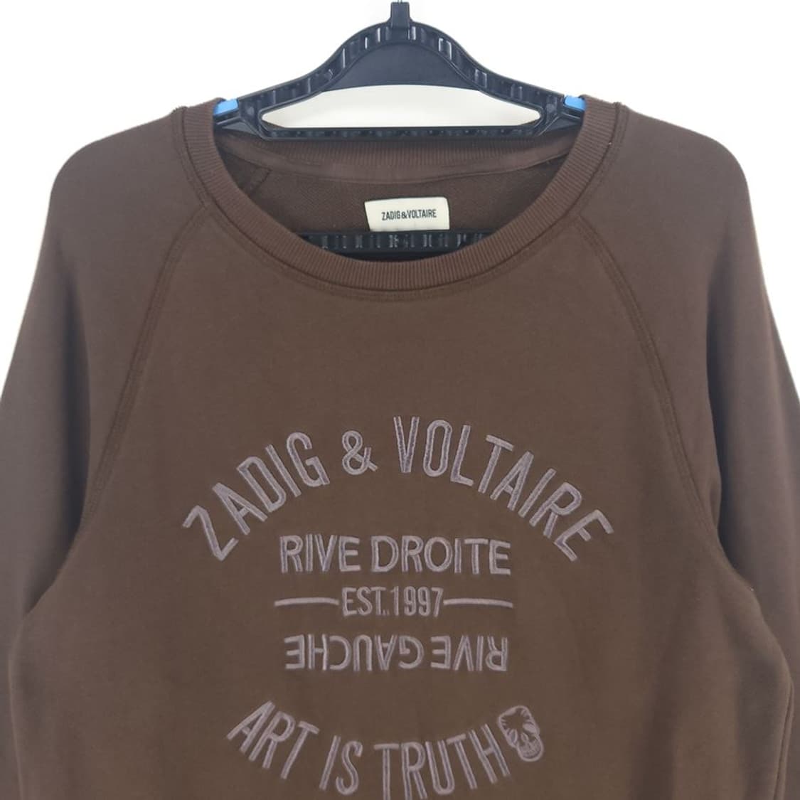 [여S]쟈딕앤볼테르 브라운 스웻 셔츠[Y5C-184] 상품이미지2