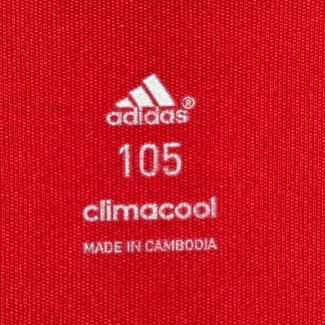 아디다스 16-17 벨기에 축구 국가대표 유니폼 반팔 티셔츠 레드 105 상품이미지4