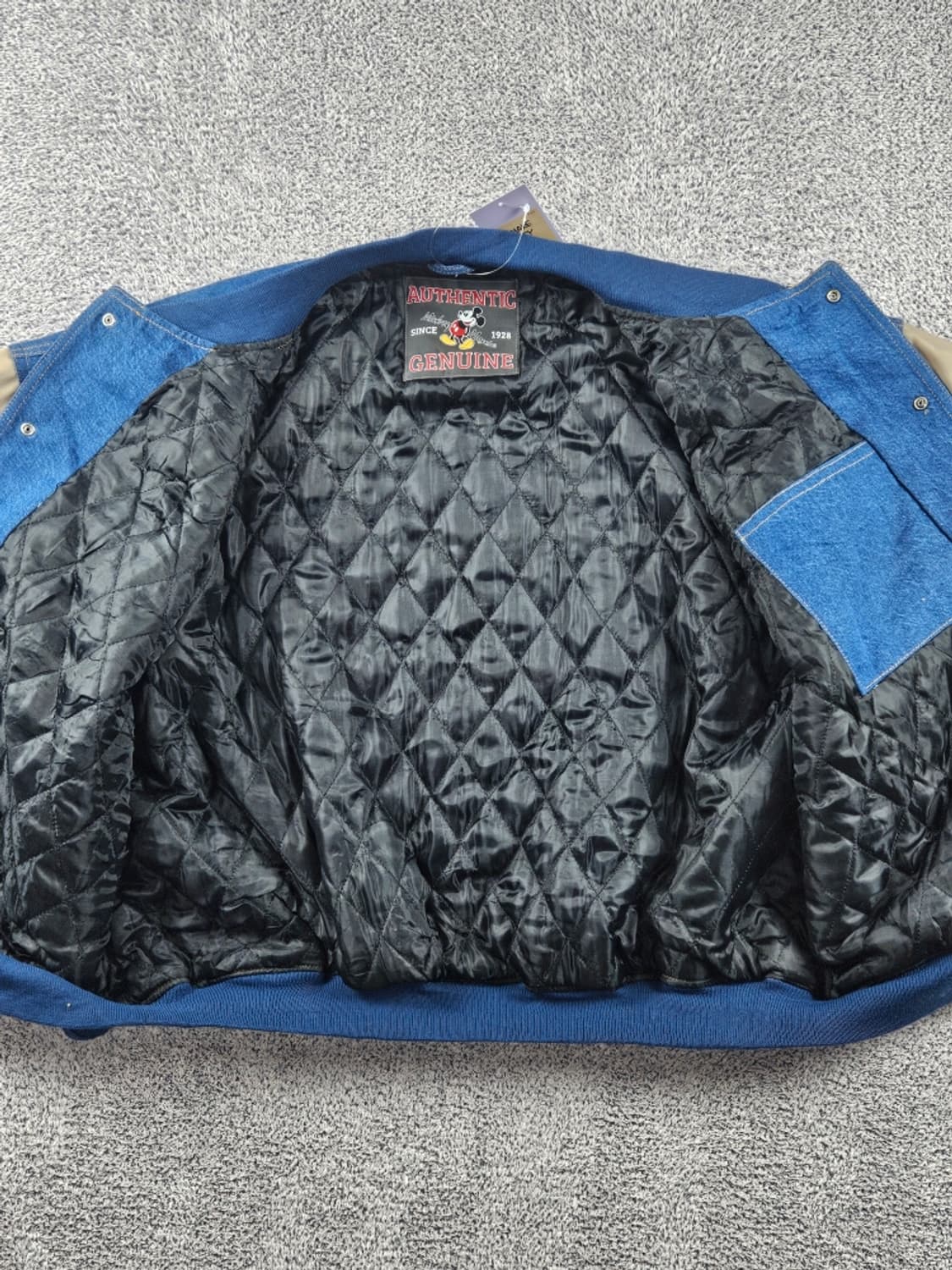 리메이크 디즈니 미키 데님 바시티 자켓 ( 2XL 추정 )/ 11263 상품이미지10