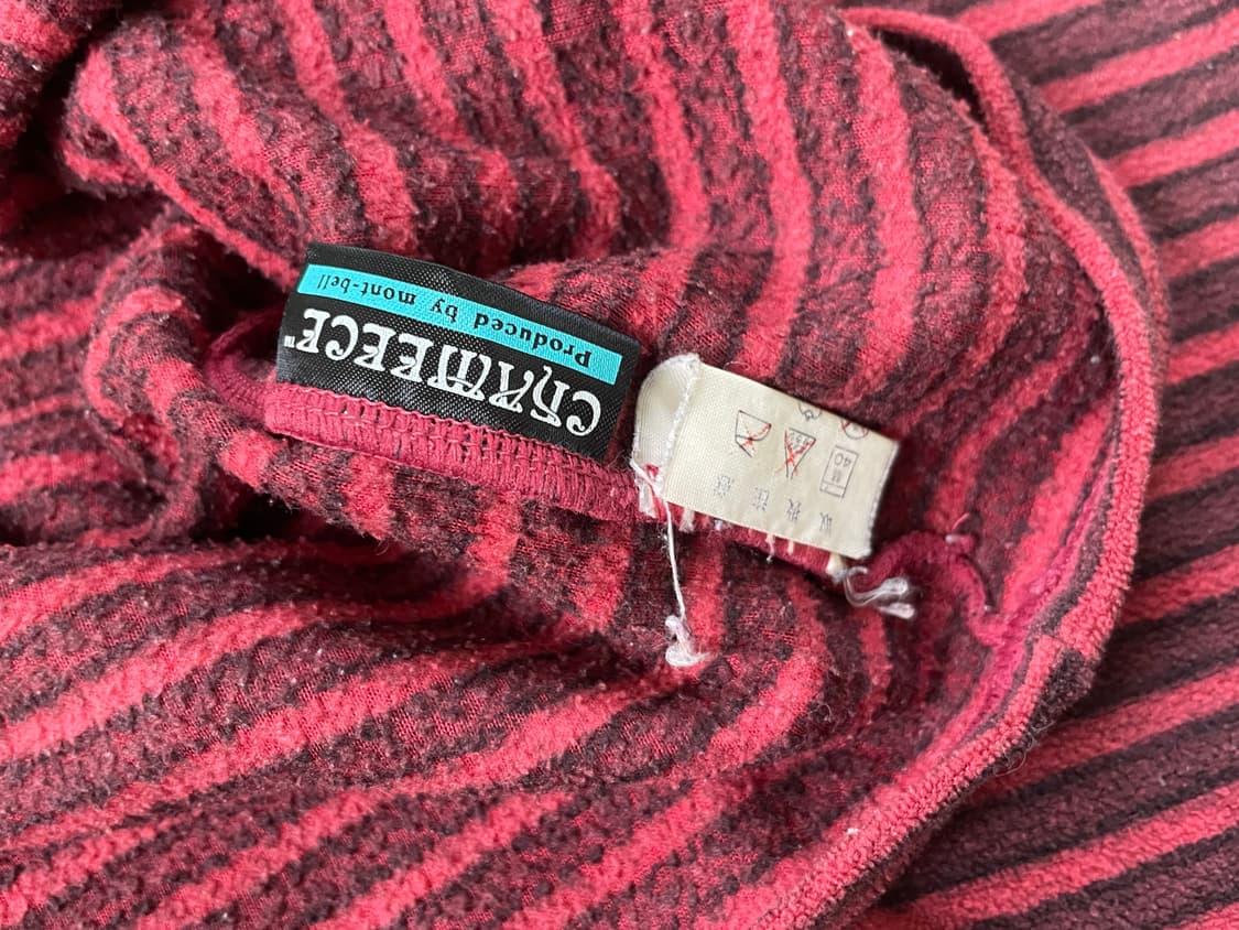 몽벨 플리스 스트라이프 롱슬리브  J03524 상품이미지4