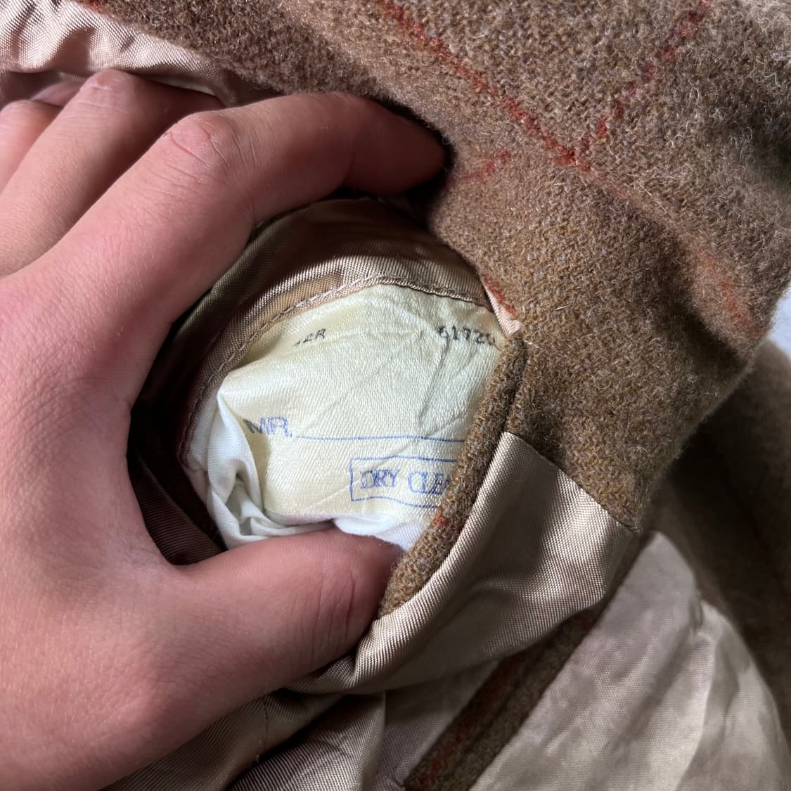 100 폴로랄프로렌 90s 울 체크 블레이저 자켓 상품이미지7