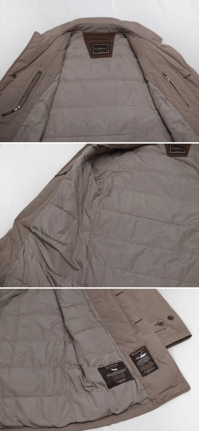 까날리 이태리 테크쉘 구스다운 클래식 패딩 코트 (50 / 100+) 상품이미지6