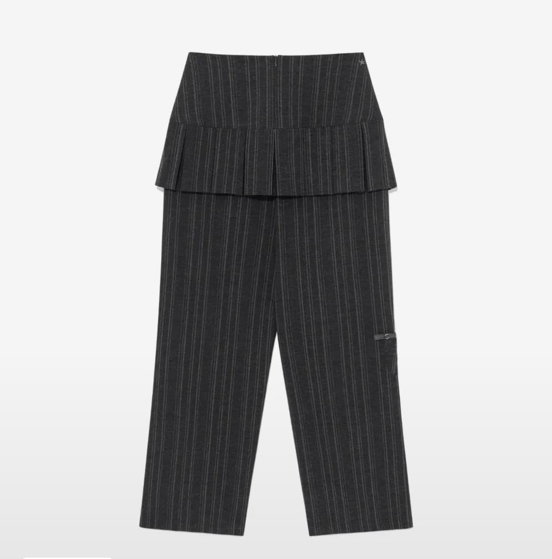 더콜디스트모먼트 스커트 레이어드 팬츠 차콜m 팝니다 (새제품) 상품이미지2