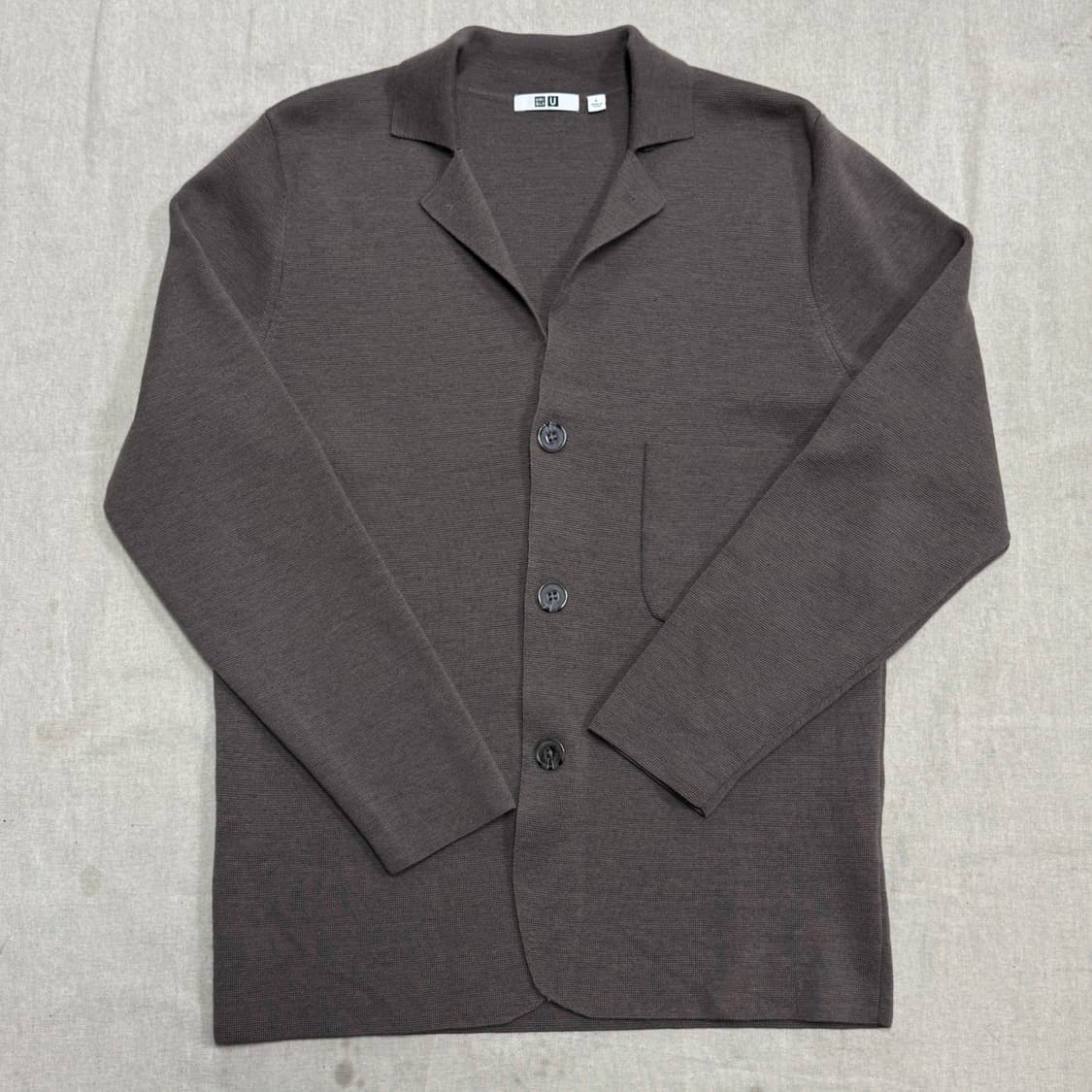 유니클로U 르메르 코코아 니트 자켓 L 상품이미지1