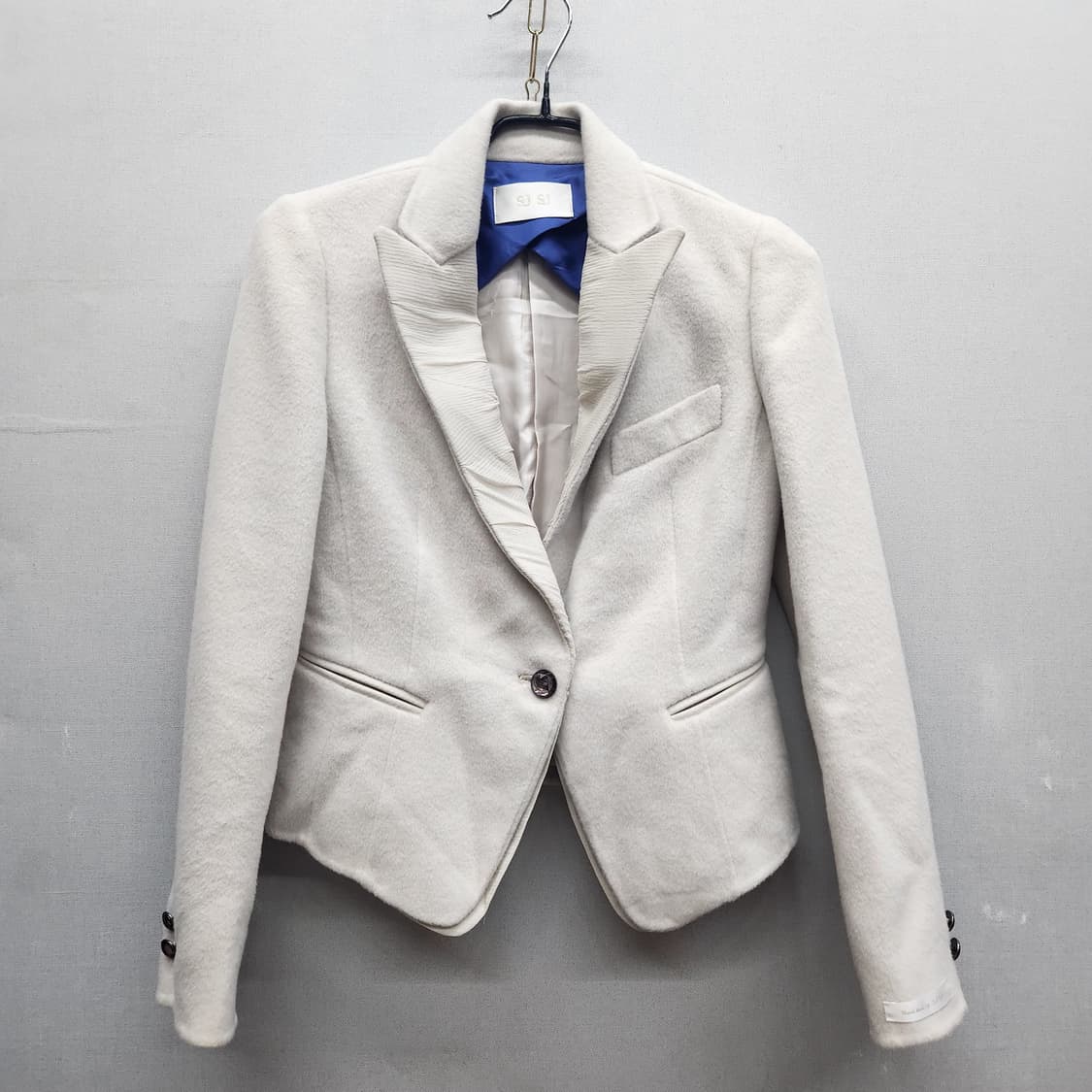 한섬 SJSJ 핸드메이드 숏 자켓(모/앙고라 상품이미지1