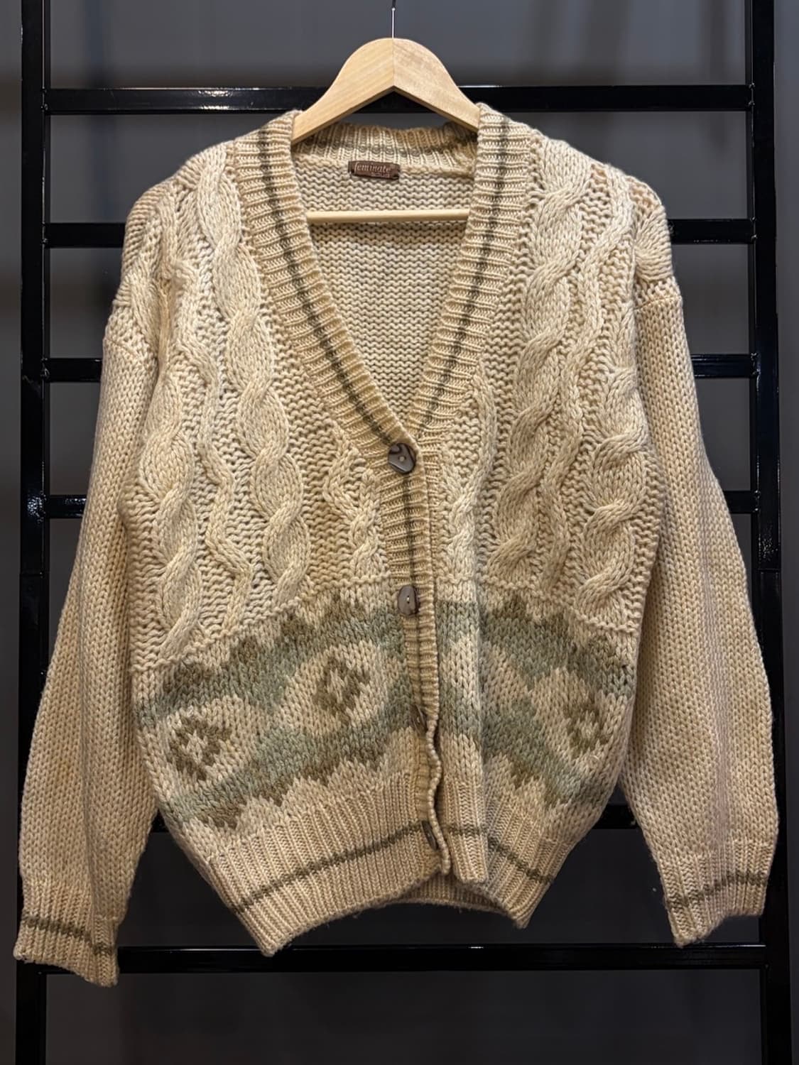 (90) 페미나떼 빈티지 공용 스웨터 니트 가디건 5.9 상품이미지1