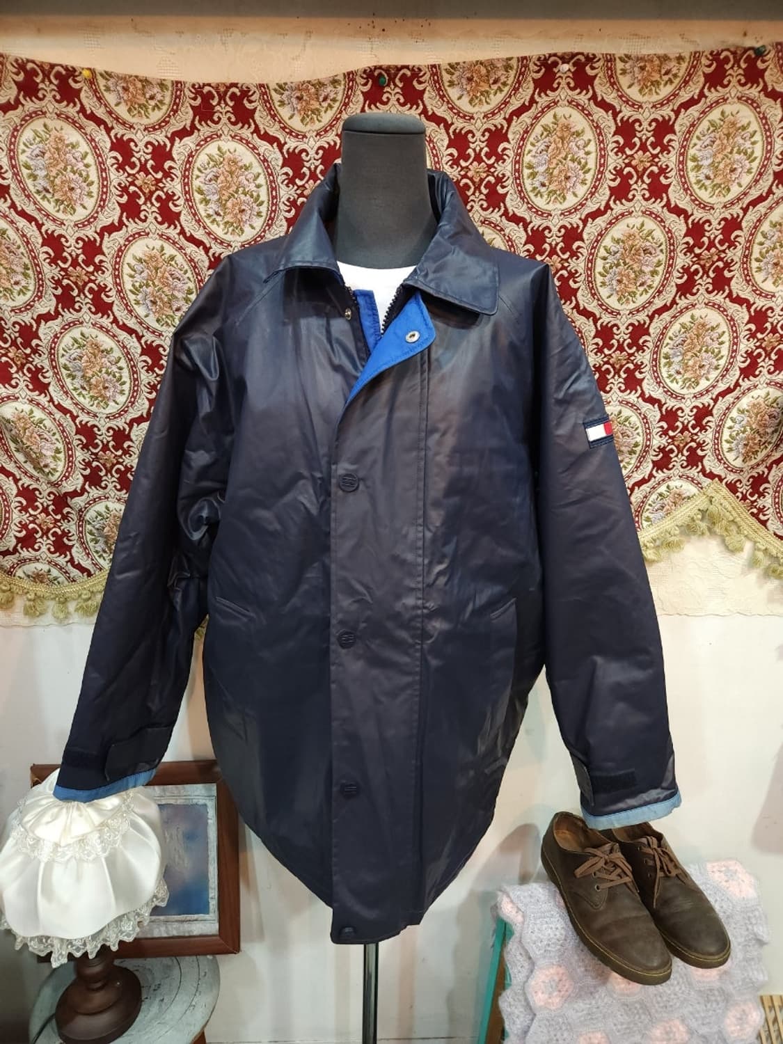 타미힐피거 90s 페이크레더 패딩 코트 점퍼 

 상품이미지1