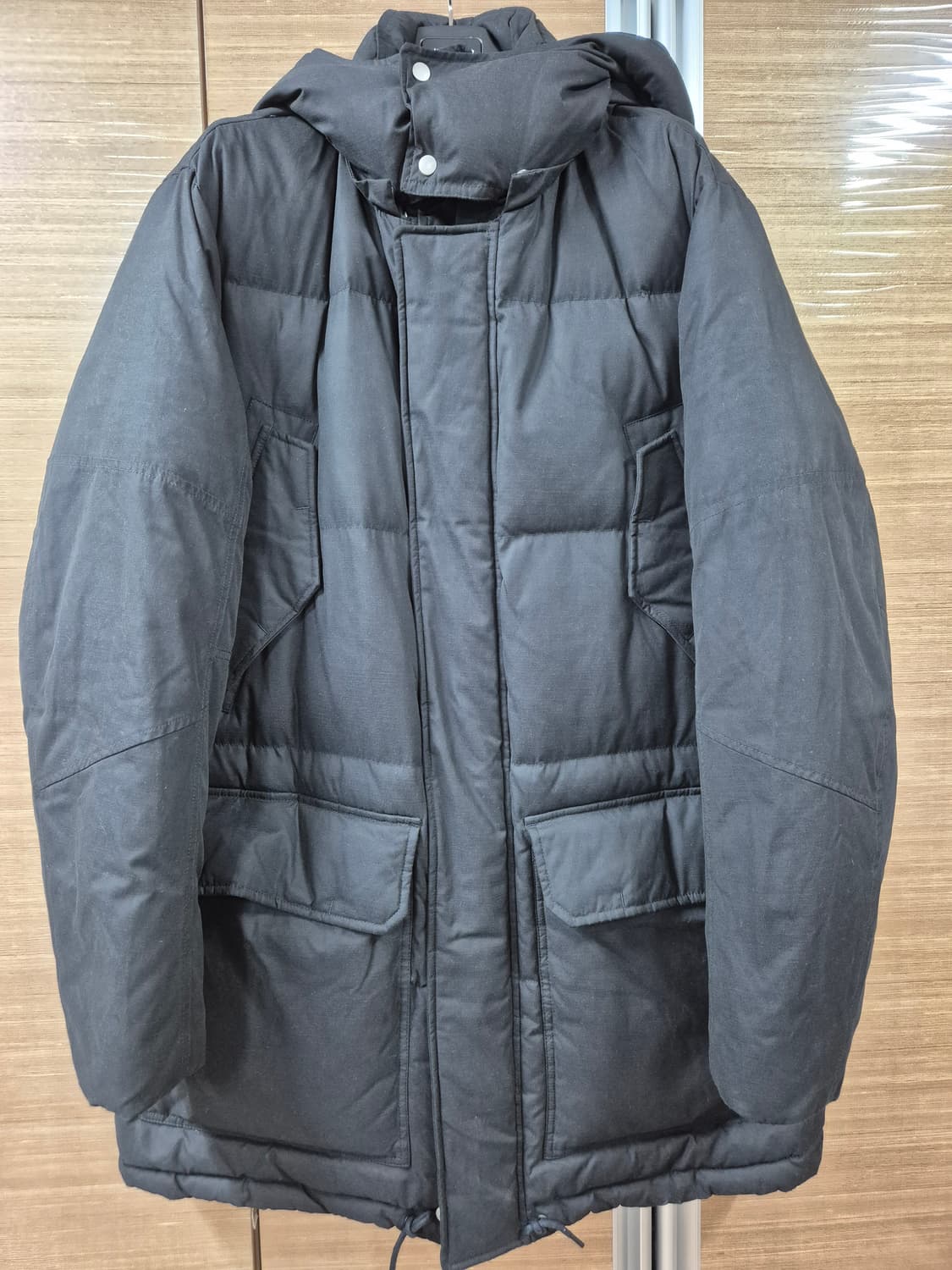 올세인츠 남성 블랙 세르지오 파카 패딩 (L/105) 상품이미지1