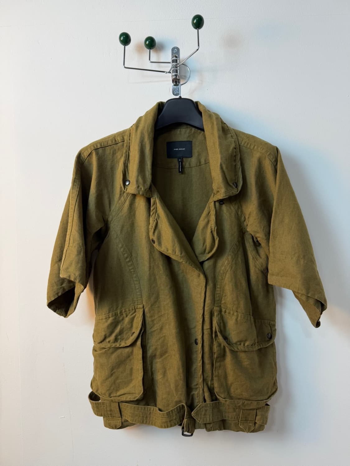 이자벨마랑 린넨 코튼 더블 자켓  상품이미지1