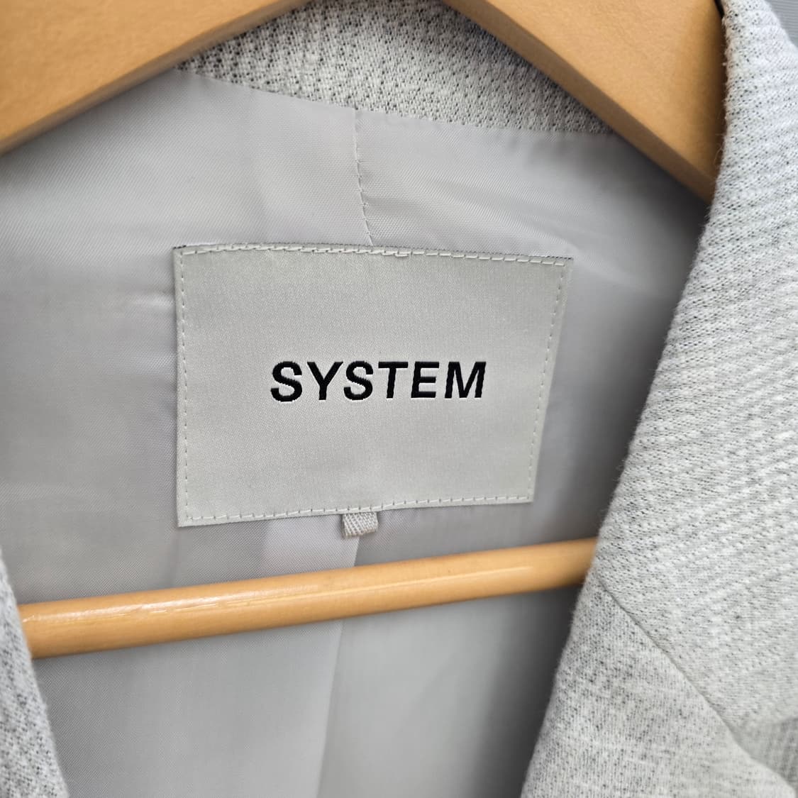 [한섬] 시스템옴므 23SS 린넨 혼방 세미오버 자켓 상품이미지4