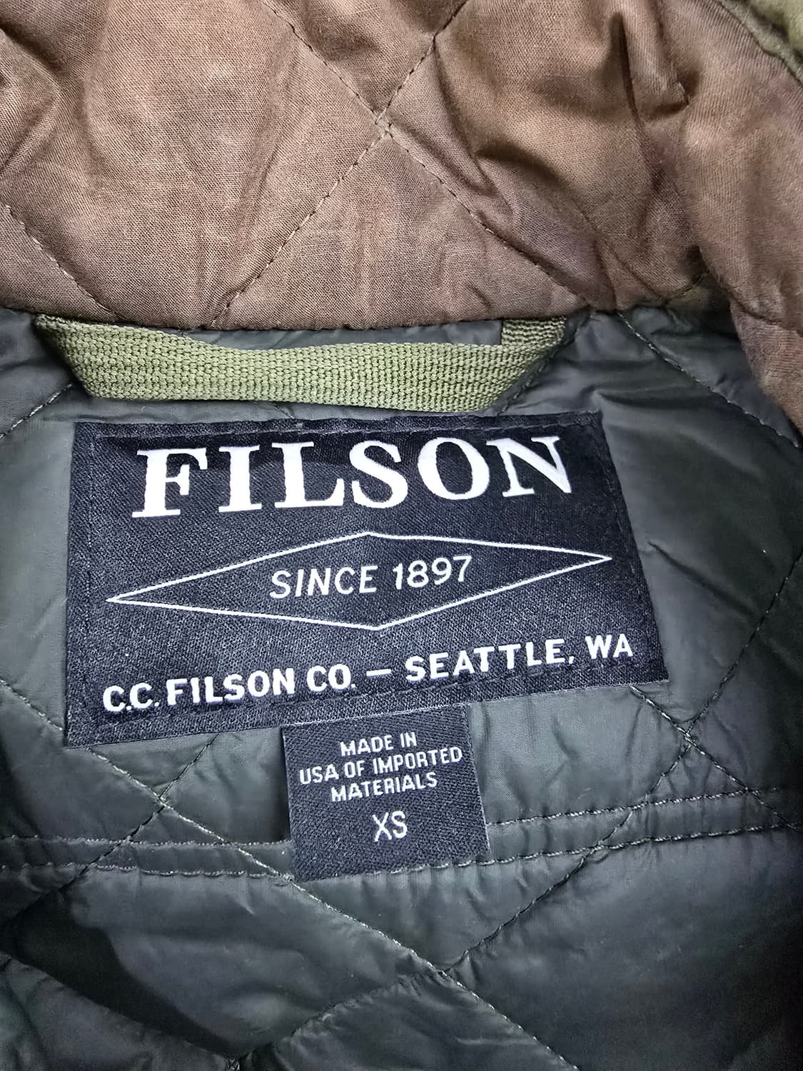 필슨 퀼팅 베스트 xs 상품이미지3