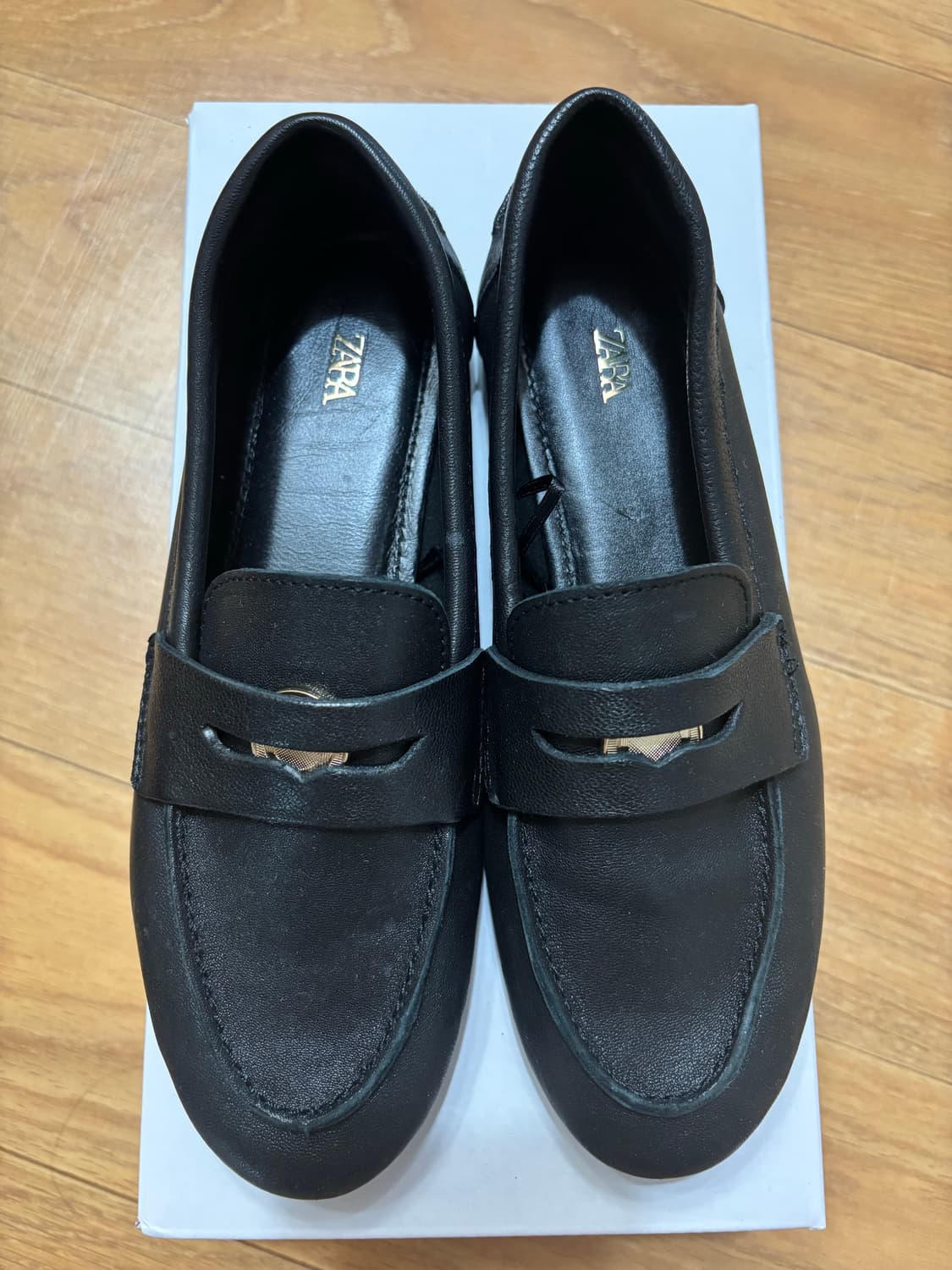 자라 페니 레더 로퍼(블랙)/230 상품이미지2