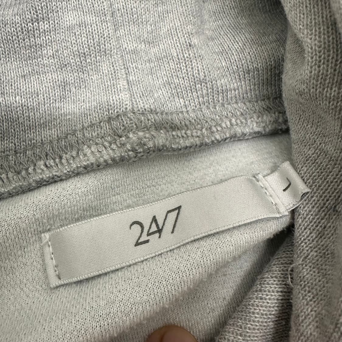 247시리즈 후드티셔츠 그레이 L 상품이미지4