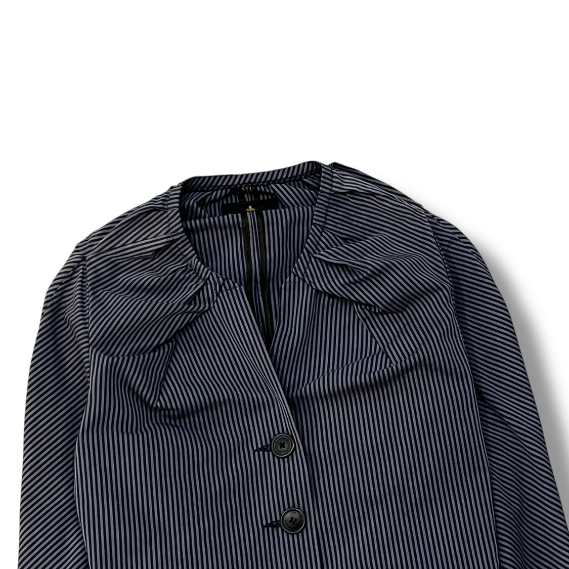  비비안웨스트우드 스트라이프 플리츠 블라우스 y14248 상품이미지4