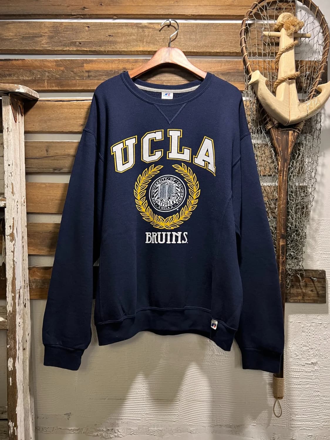 [L]Russell USA 러셀 UCLA 프린팅 네이비 스웻셔츠 상품이미지1