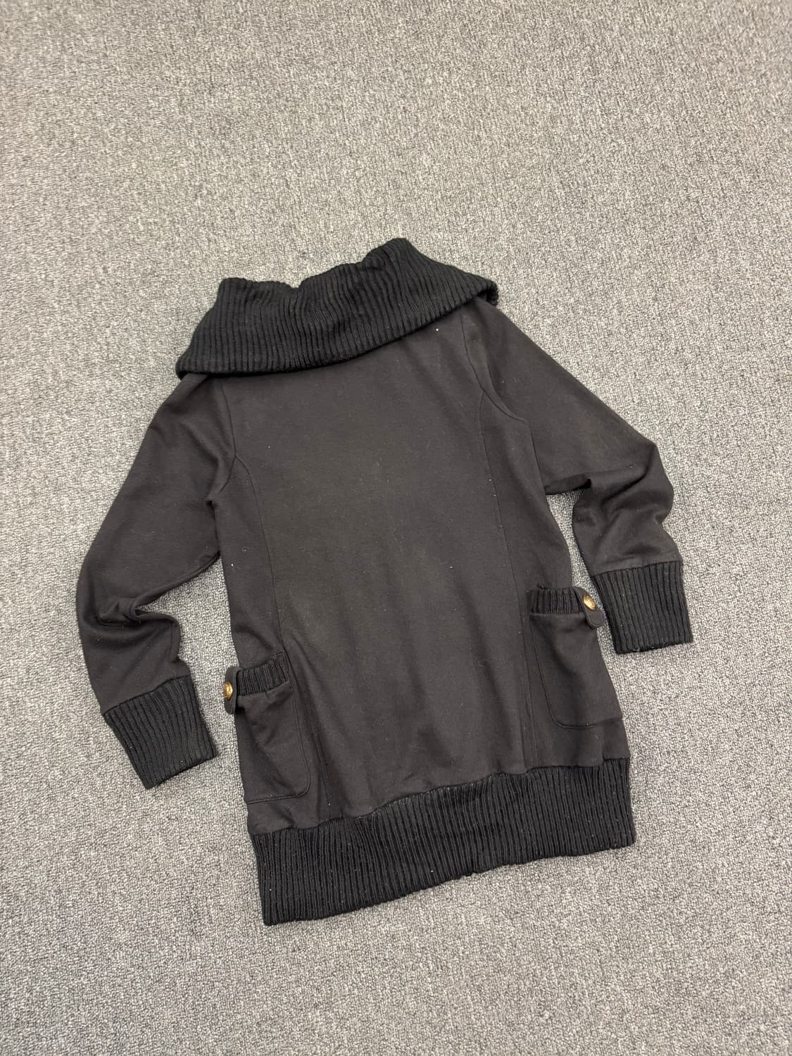 M)BEGUM 빈티지 여성 금장 레이어드 풀집업 상품이미지3