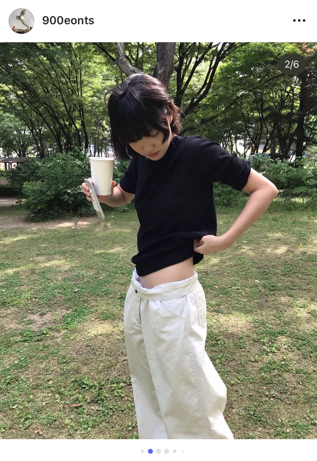 에옹쓰 84 work pants white 상품이미지1