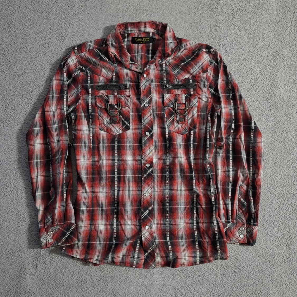 Punk res check shirt 상품이미지1