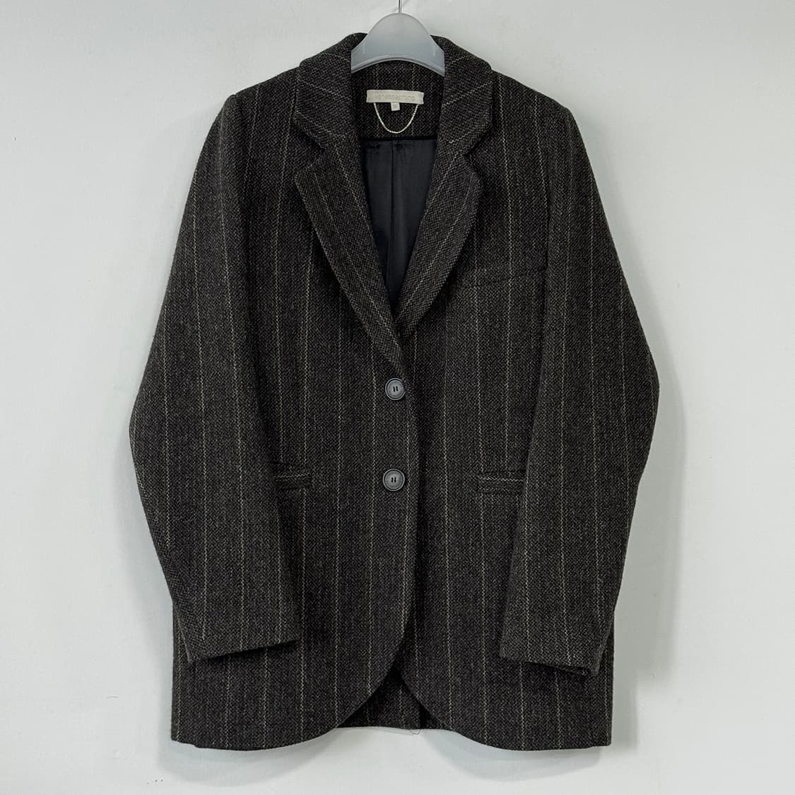 바네사브루노 핀스트라이프 울 블레이저 상품이미지1