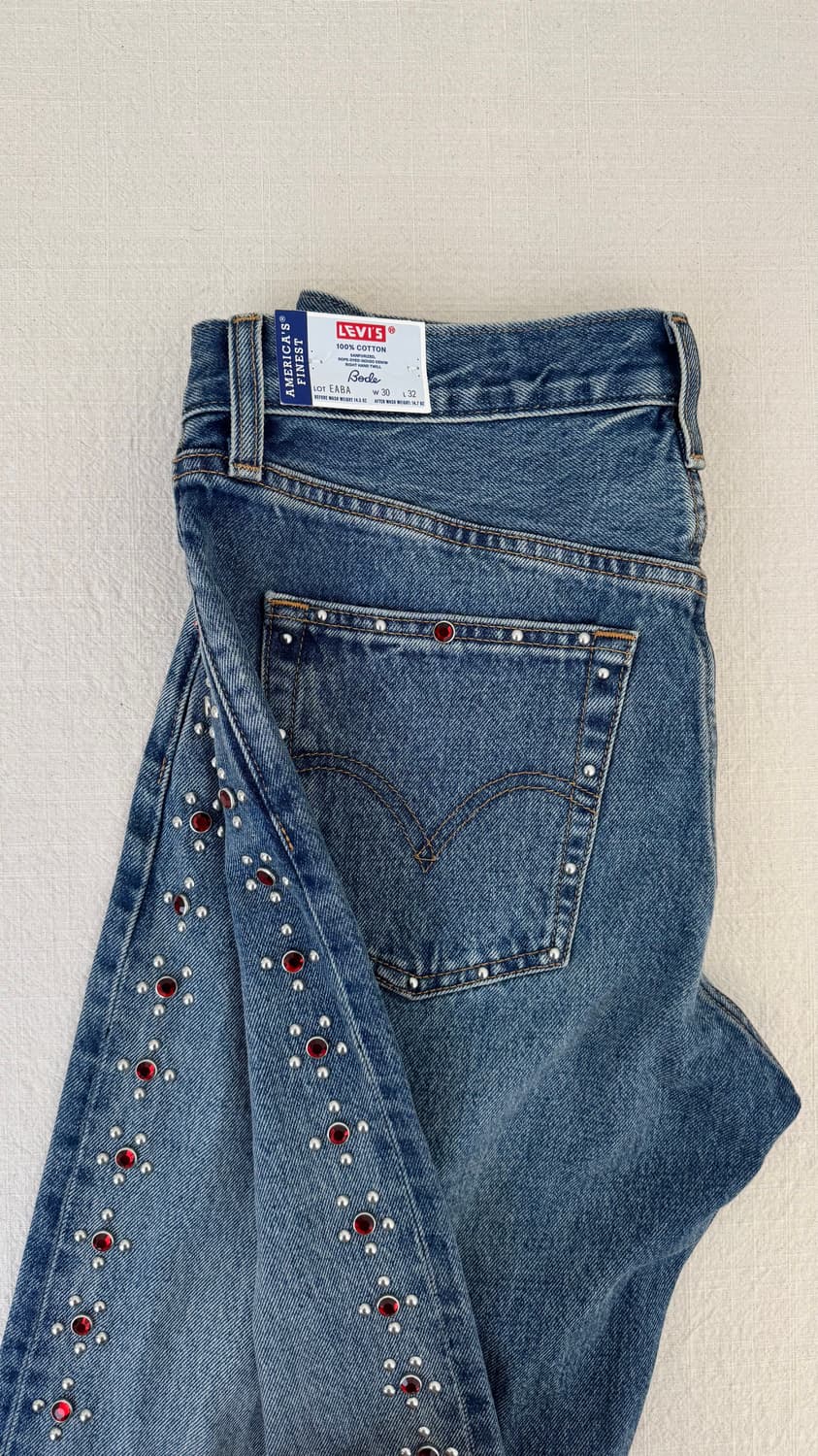 Bode x levis barrel racer jean 30 size 상품이미지6