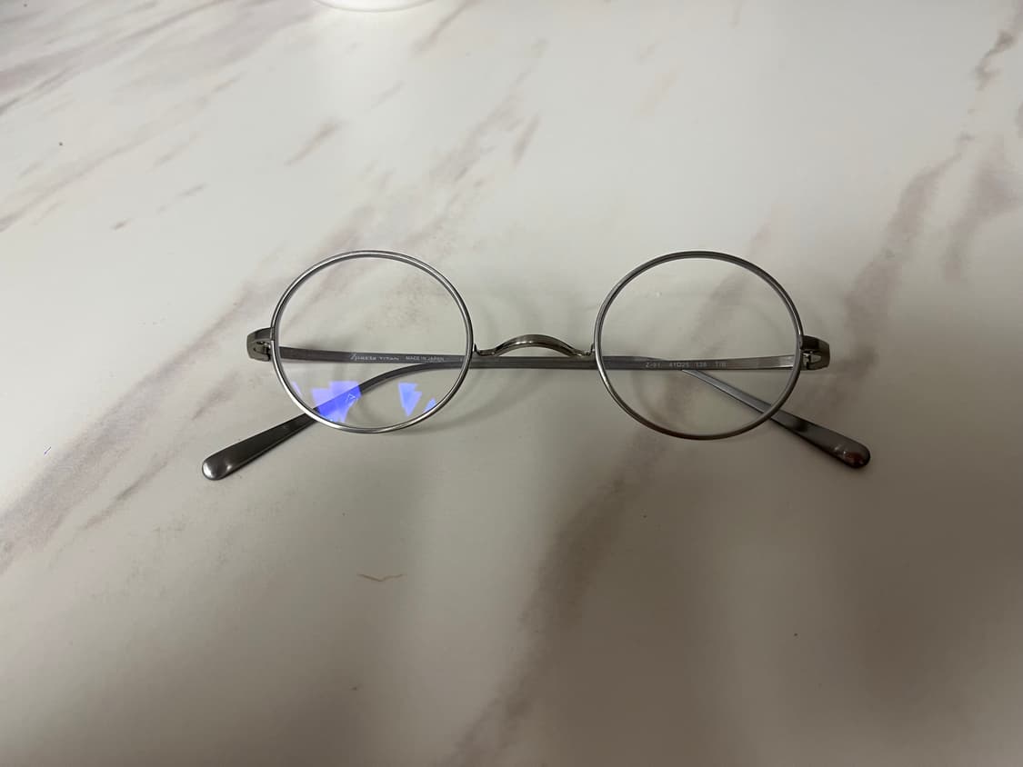 지파츠 안경 Z-91 TIB 실버무광 티타늄 안경(41mm) 상품이미지5