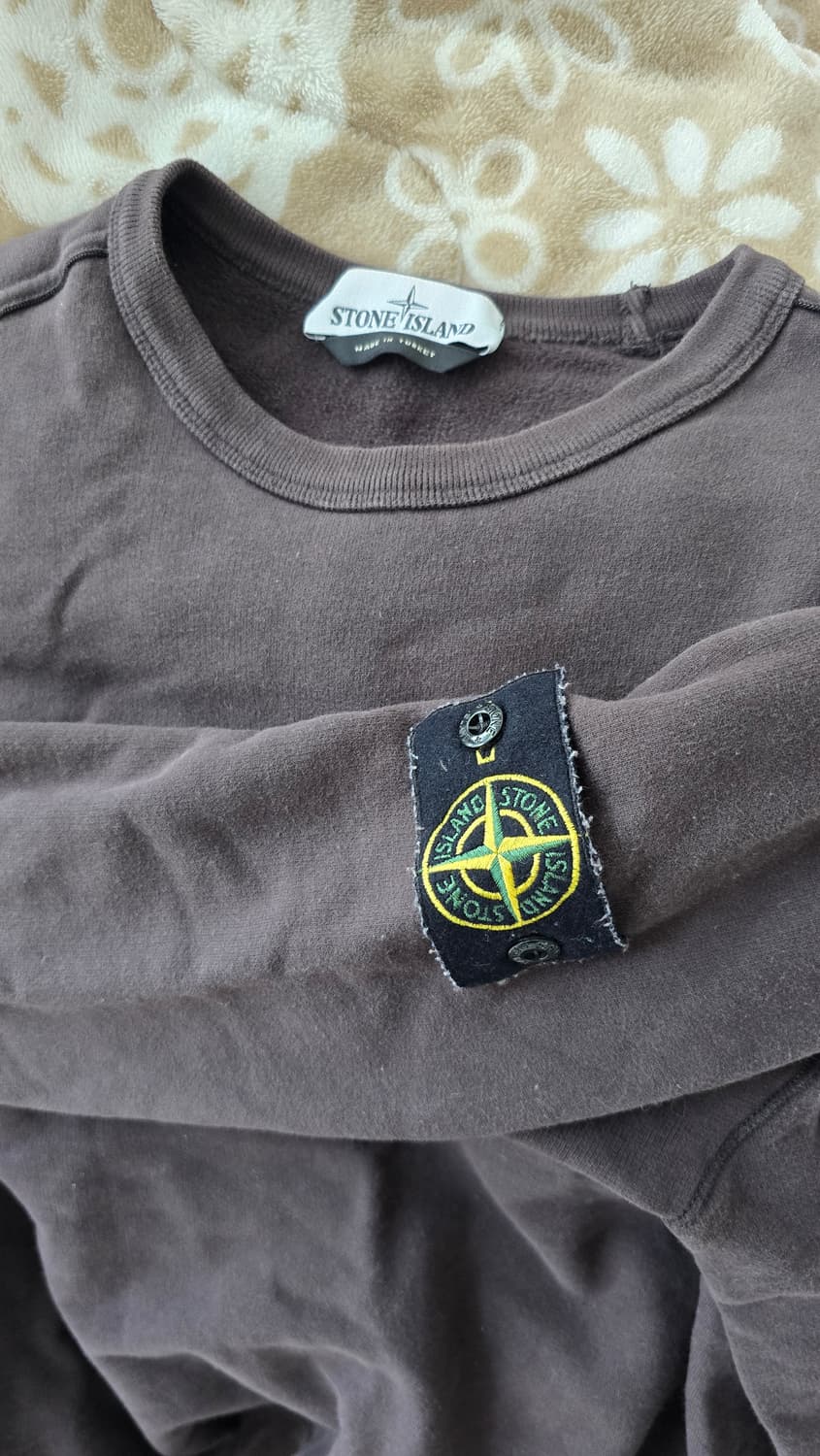 스톤 아일랜드 와펜 크루넥 스웨트 맨투맨 L사이즈 상품이미지2
