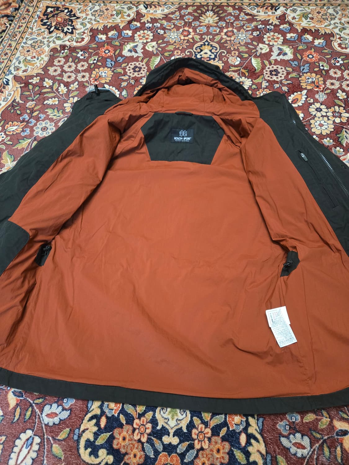 코오롱스포츠 남성 아카이브 방풍 사파리 자켓 (100) 상품이미지6