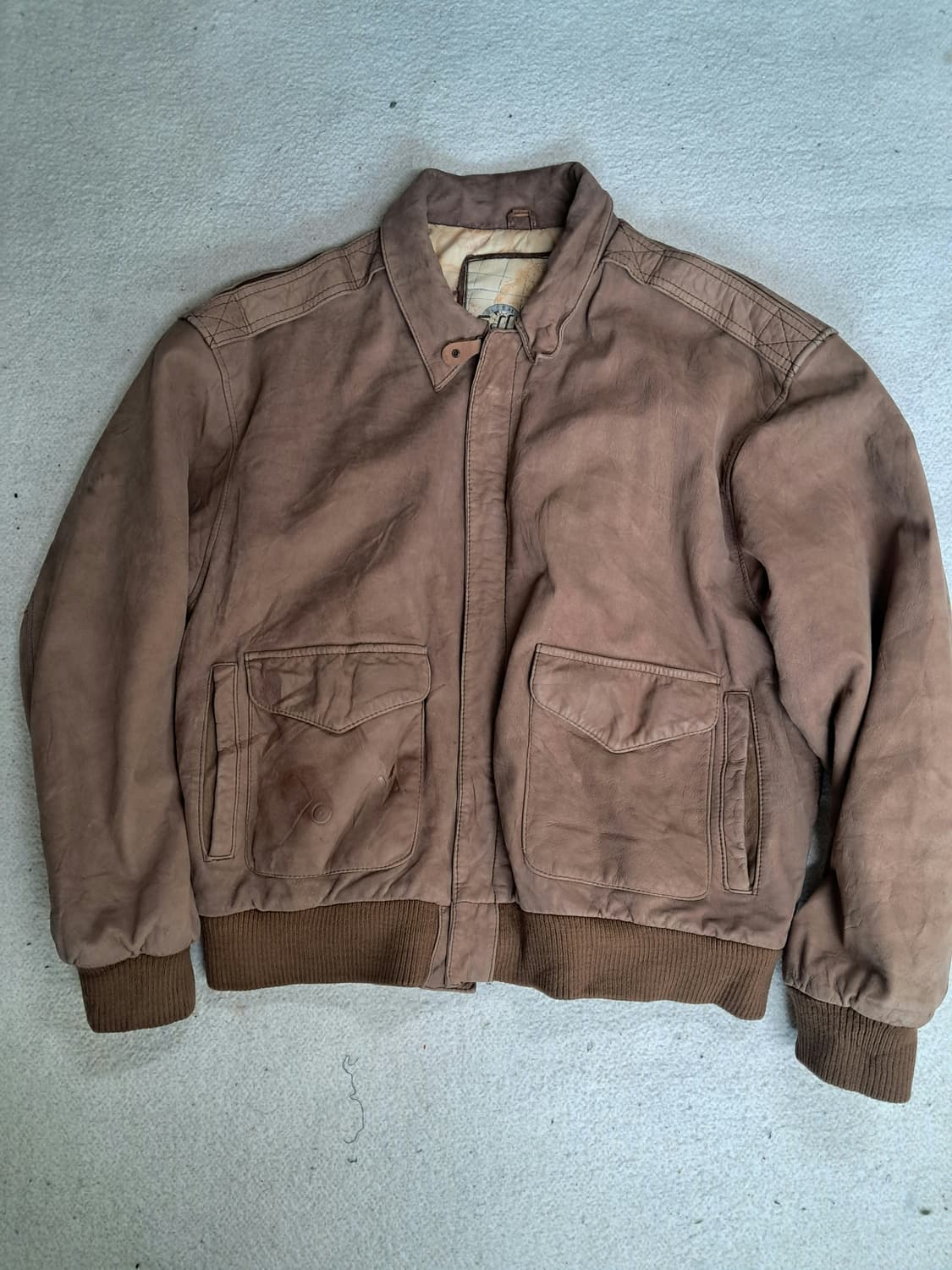 빈티지 a2가죽자켓 상품이미지1