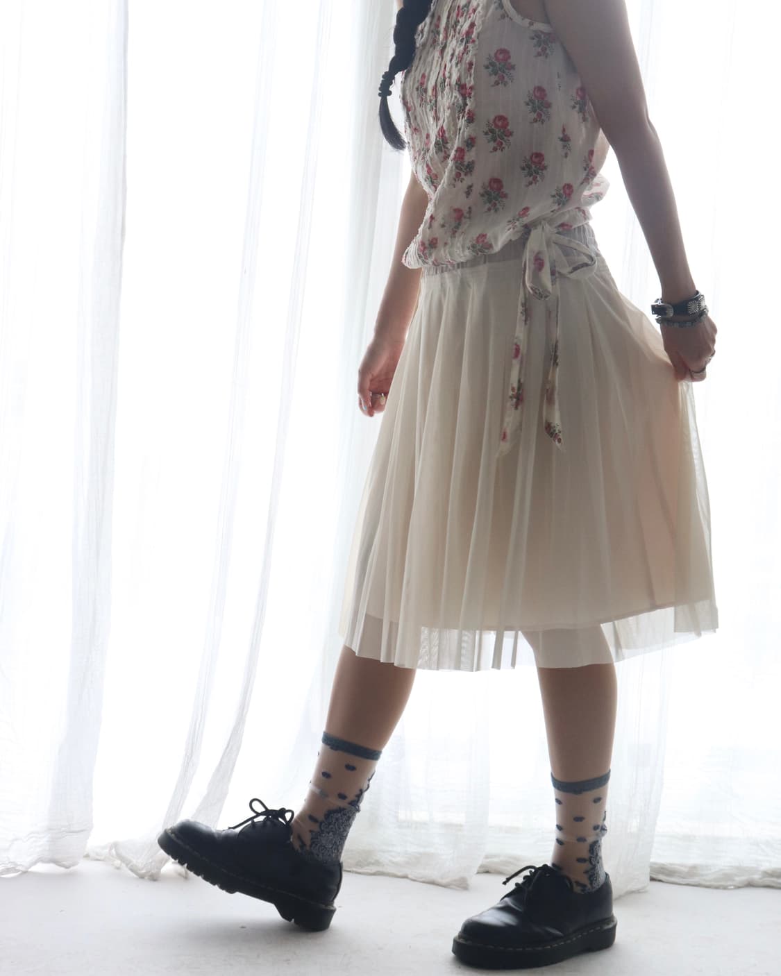 [Ray Beams] Ribbon Tulle Skirt 상품이미지1