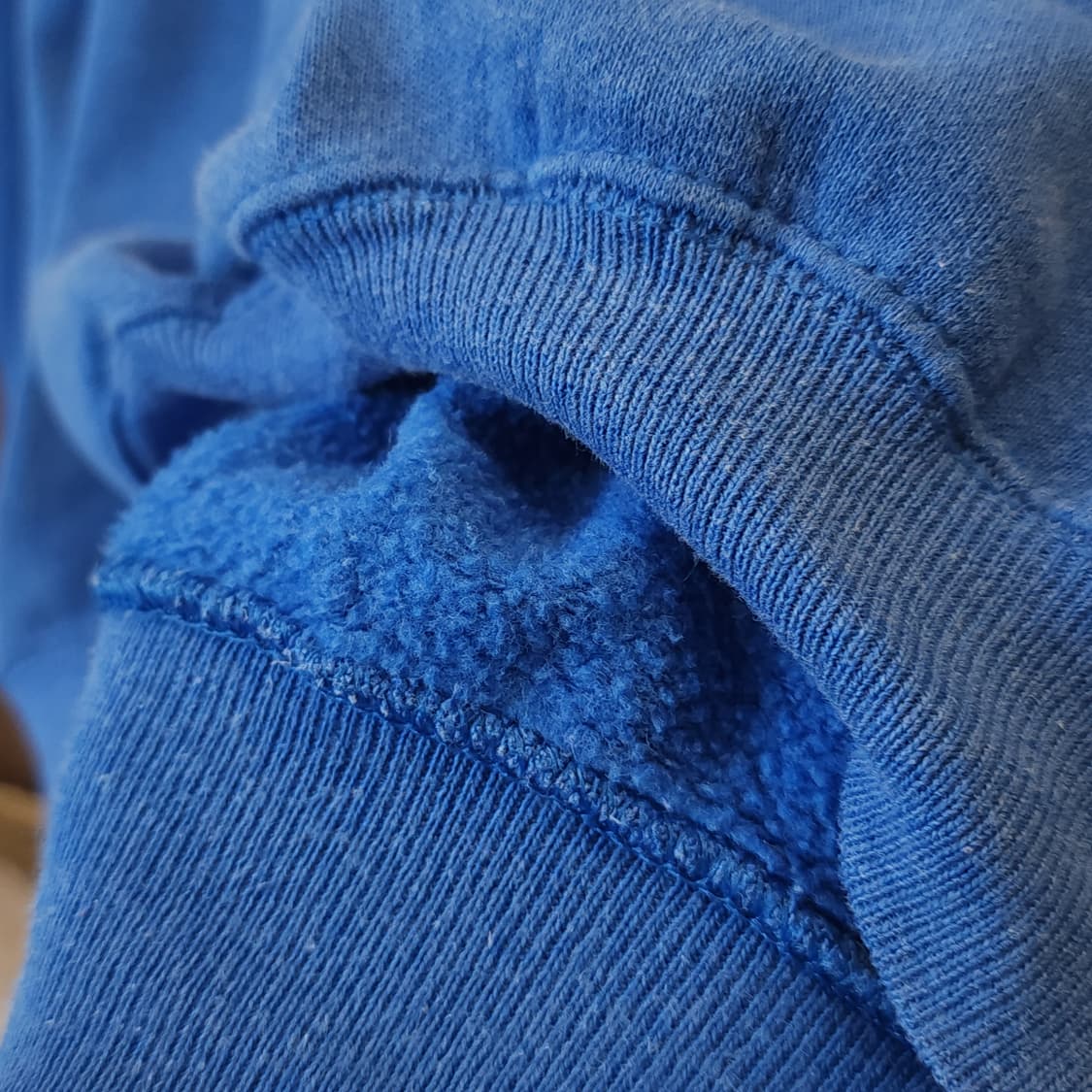 90s 헤인즈 빈티지 스웻셔츠 플레인 스웻셔츠 페이딩 블루 xl 상품이미지9
