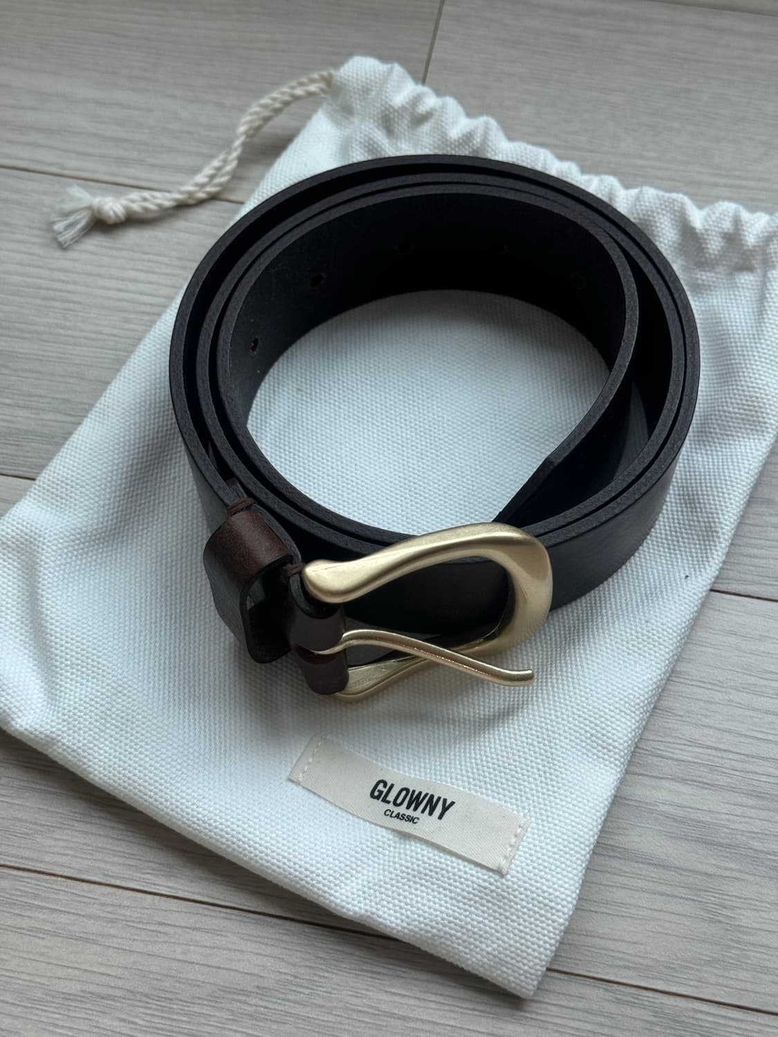 글로니 G COMFORT 브라운 벨트 상품이미지3
