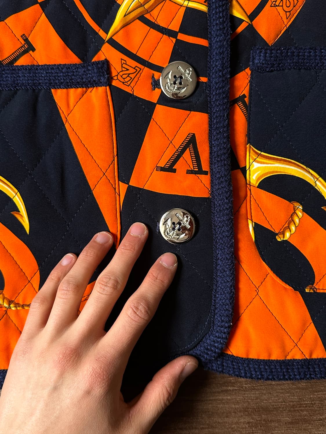 Kei-Two 골드 보이지 퀼팅 자켓 상품이미지10