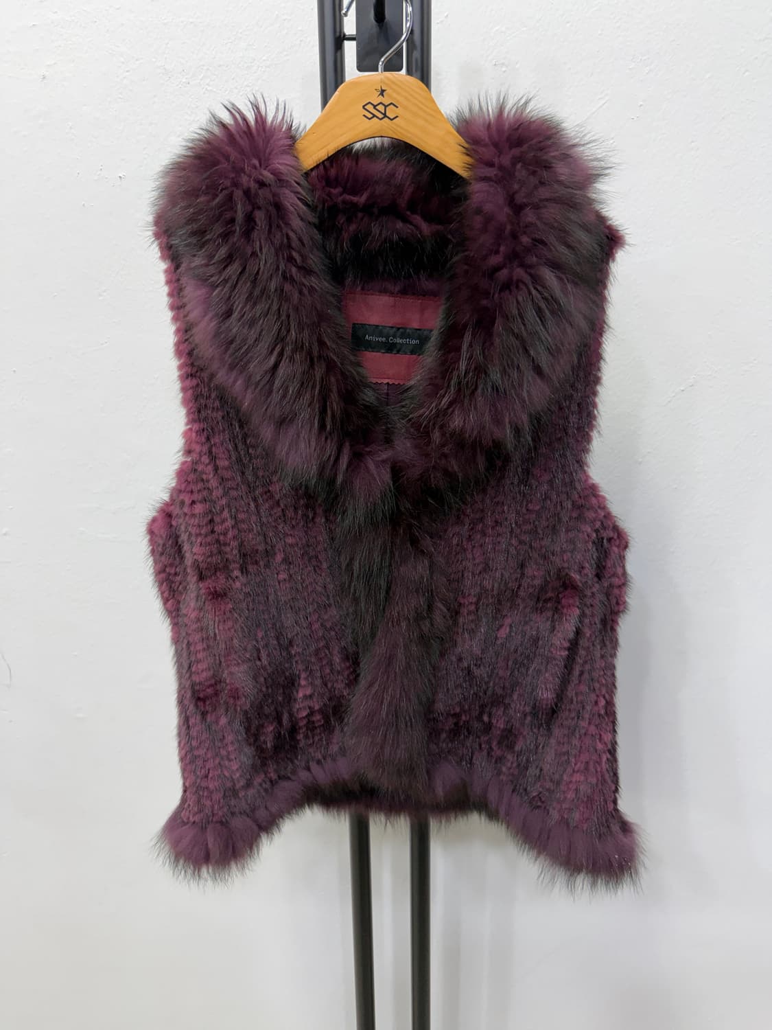 정품) Anivee Collection 밍크 퍼 베스트 L 상품이미지1