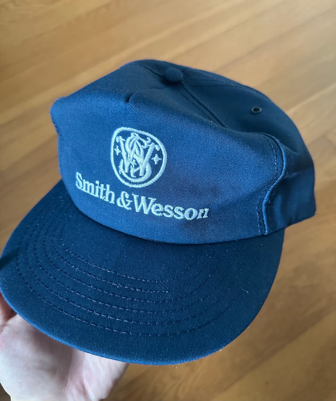 [OS] 빈티지 스미스앤웨슨 모자 네이비 상품이미지1