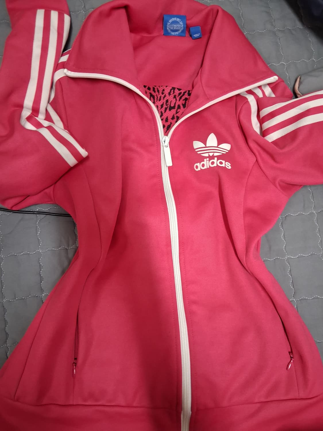 핫 핑크 아디다스 져지 상품이미지1