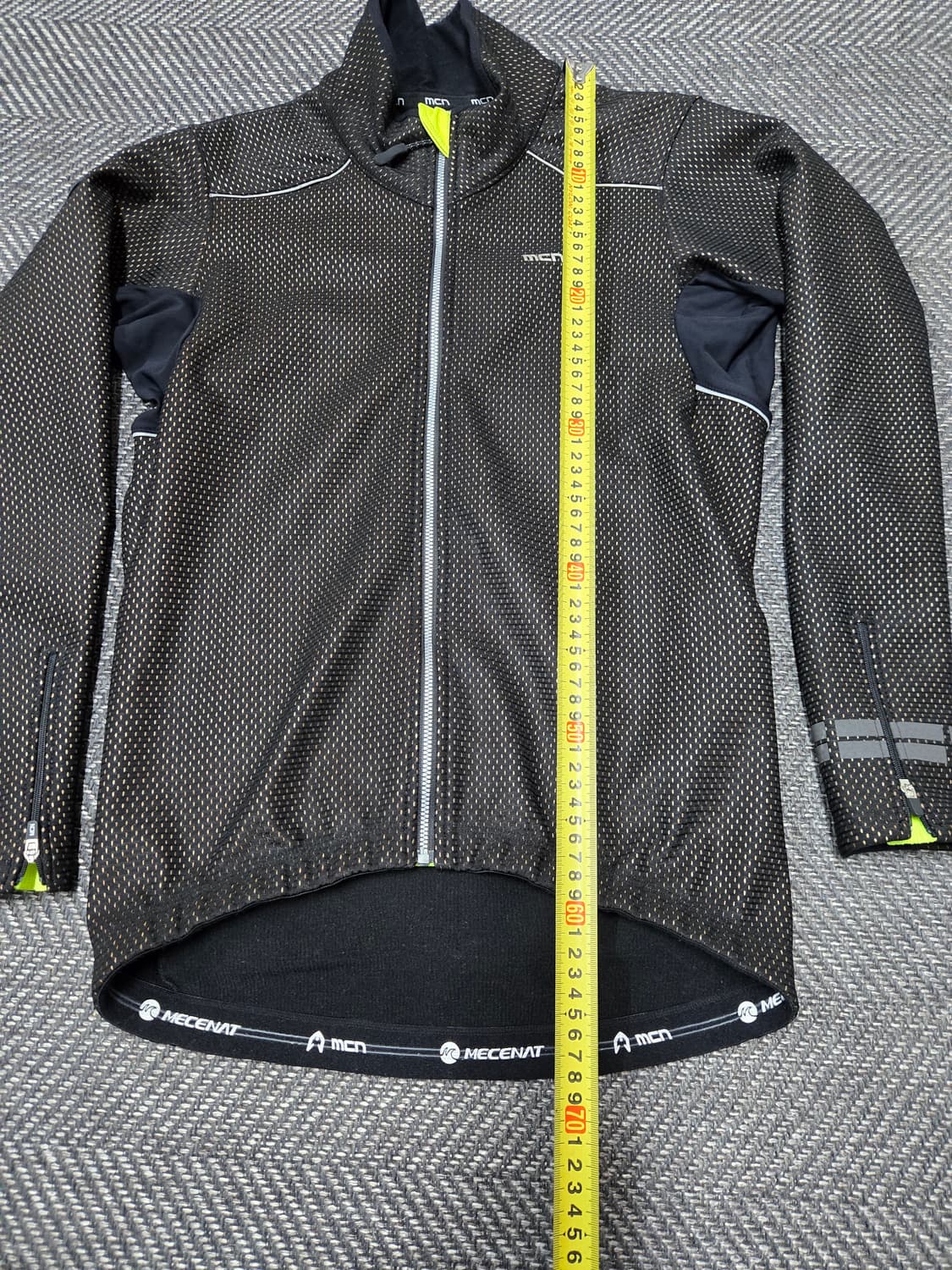 엠씨엔 MCN 방풍 기모 자전거 자켓 형광 그린 상품이미지9