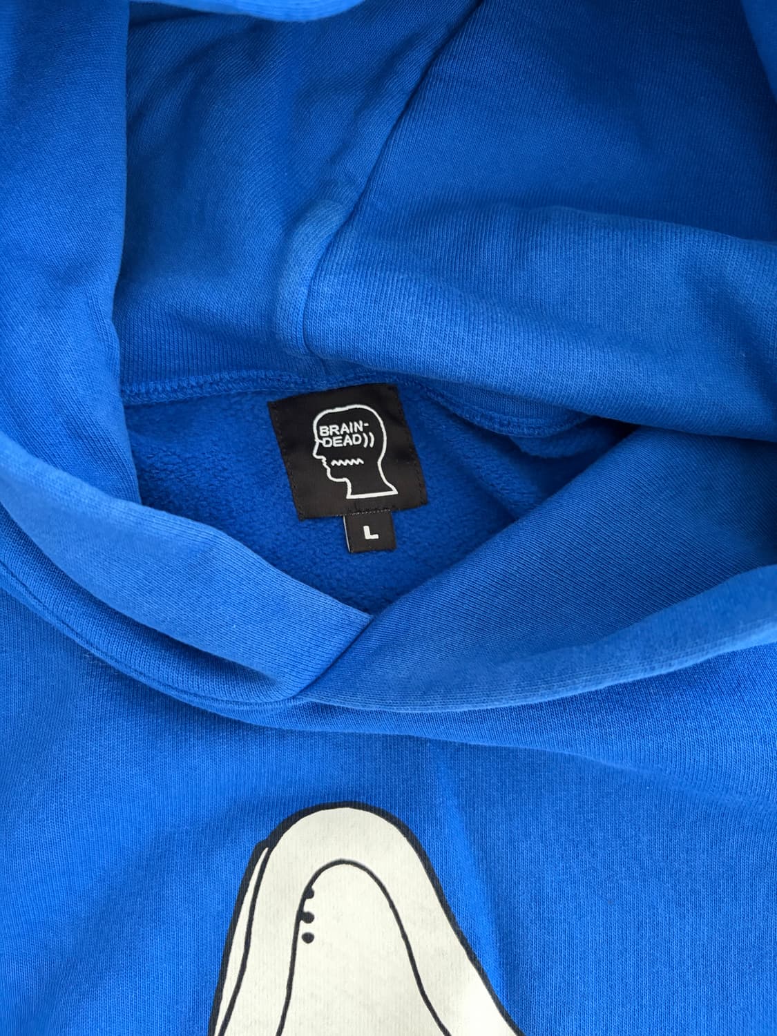 브레인데드 뒤샹 그래픽 후드티 L  상품이미지6