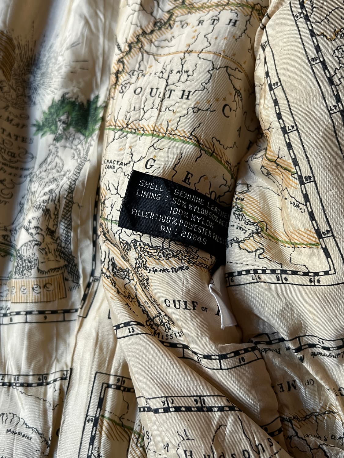 [M]90's USA 빈티지 패치 A-2 플라이트 자켓 상품이미지7