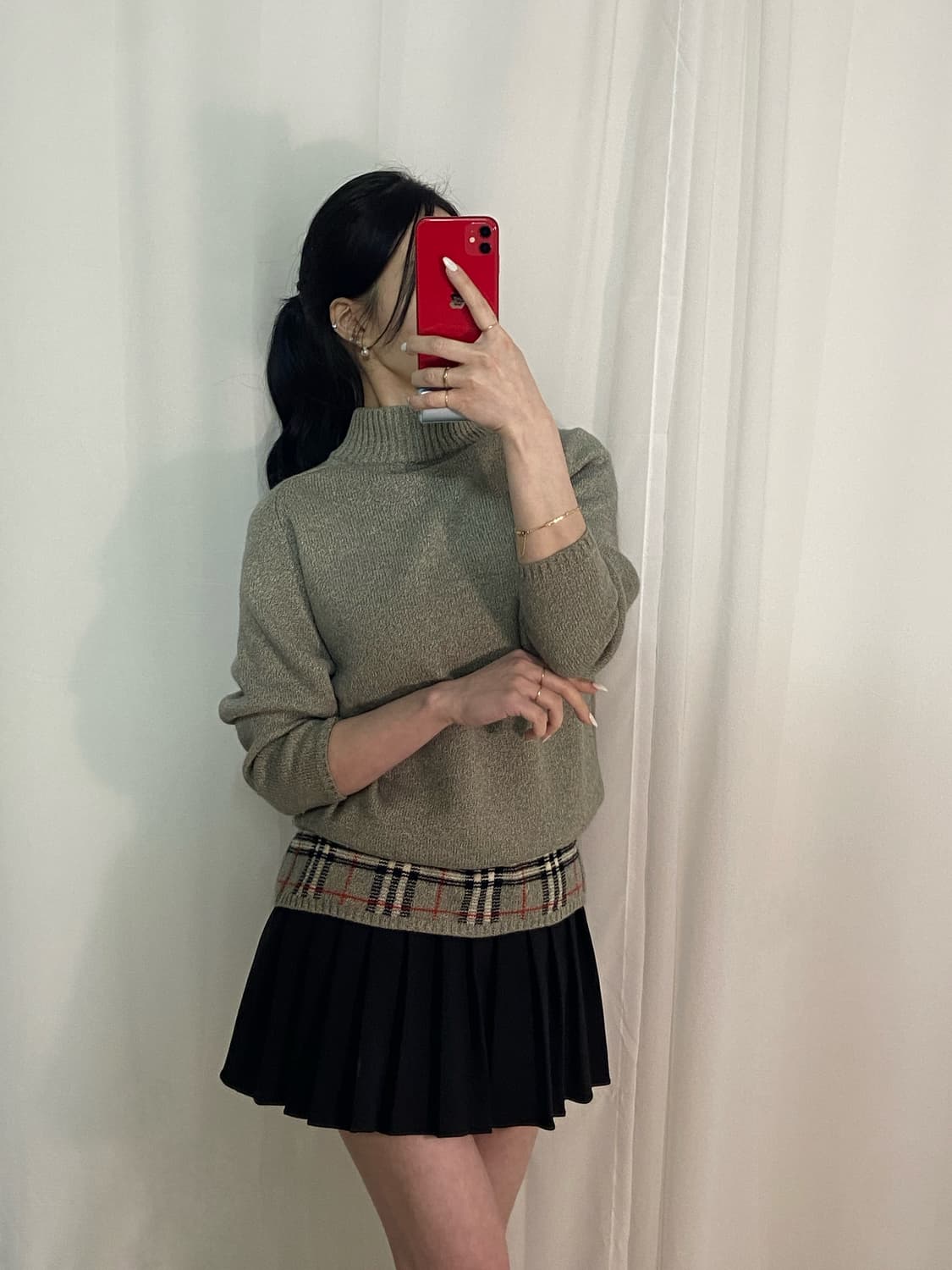 버버리 노바체크 니트 상품이미지2