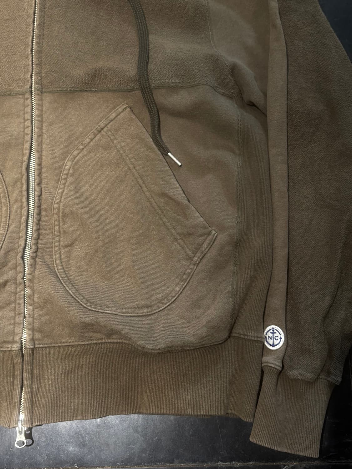 네이머클로딩 후드집업 카키 L 상품이미지3