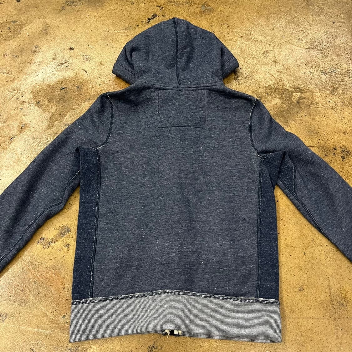 아베크롬비 데님st 네이비 그레이 후드집업 상품이미지4
