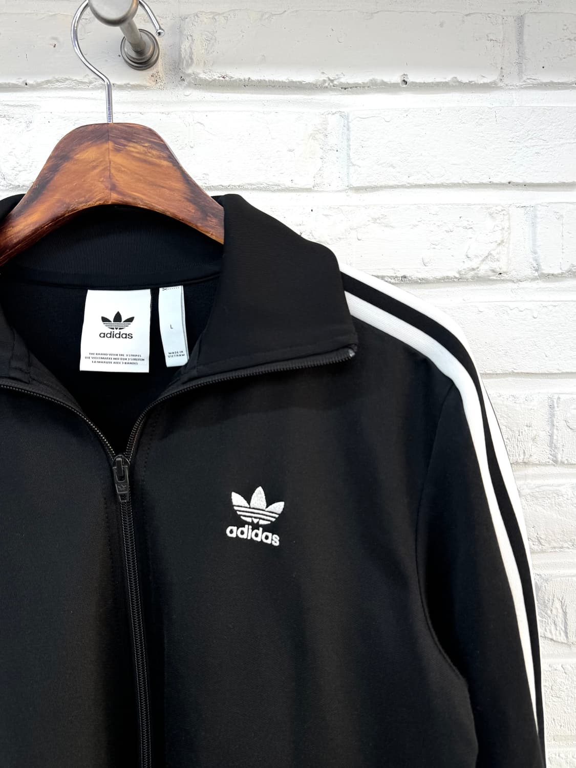 아디다스 블랙 투웨이 트랙탑 져지 상품이미지5