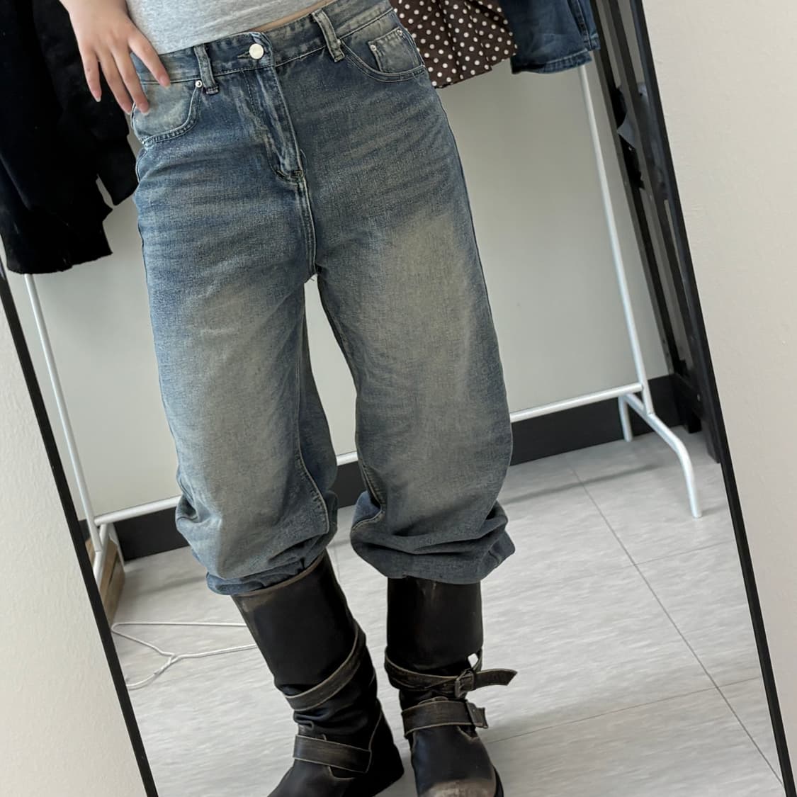 빈티지 데님 팬츠 상품이미지6